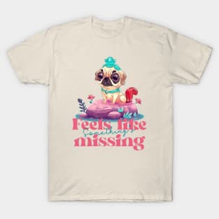 Cute Funny Pug Princess T-Shirt